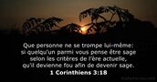 1 Corinthiens 3:18