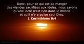 1 Corinthiens 8:4