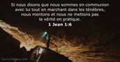 1 Jean 1:6