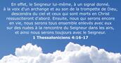 1 Thessaloniciens 4:16-17
