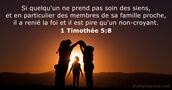 1 Timothée 5:8