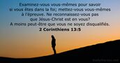 2 Corinthiens 13:5