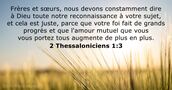 2 Thessaloniciens 1:3