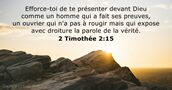 2 Timothée 2:15
