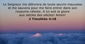 2 Timothée 4:18