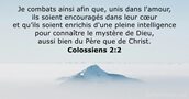Colossiens 2:2
