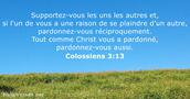 Colossiens 3:13