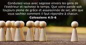 Colossiens 4:5-6