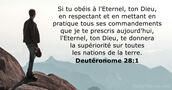Deutéronome 28:1