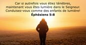 Éphésiens 5:8