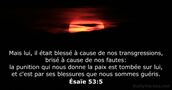 Ésaïe 53:5