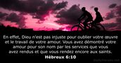 Hébreux 6:10