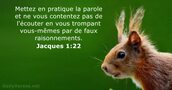 Jacques 1:22