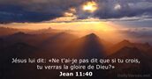 Jean 11:40