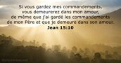 Jean 15:10