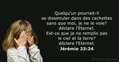 Jérémie 23:24