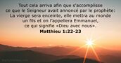 Matthieu 1:22-23