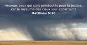 Matthieu 5:10