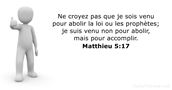 Matthieu 5:17