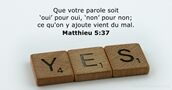 Matthieu 5:37