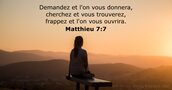 Matthieu 7:7