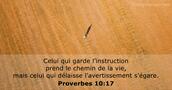 Proverbes 10:17