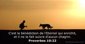 Proverbes 10:22
