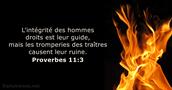 Proverbes 11:3