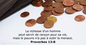 Proverbes 13:8
