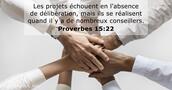 Proverbes 15:22
