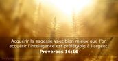 Proverbes 16:16