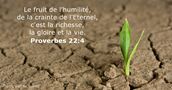 Proverbes 22:4