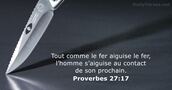 Proverbes 27:17