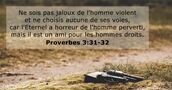 Proverbes 3:31-32