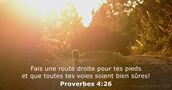 Proverbes 4:26