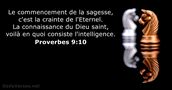 Proverbes 9:10