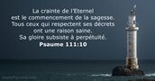 Psaume 111:10