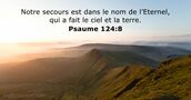 Psaume 124:8