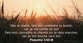 Psaume 143:8