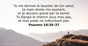 Psaume 18:36-37