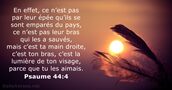 Psaume 44:4
