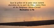 Romains 1:7b