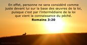 Romains 3:20