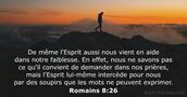 Romains 8:26