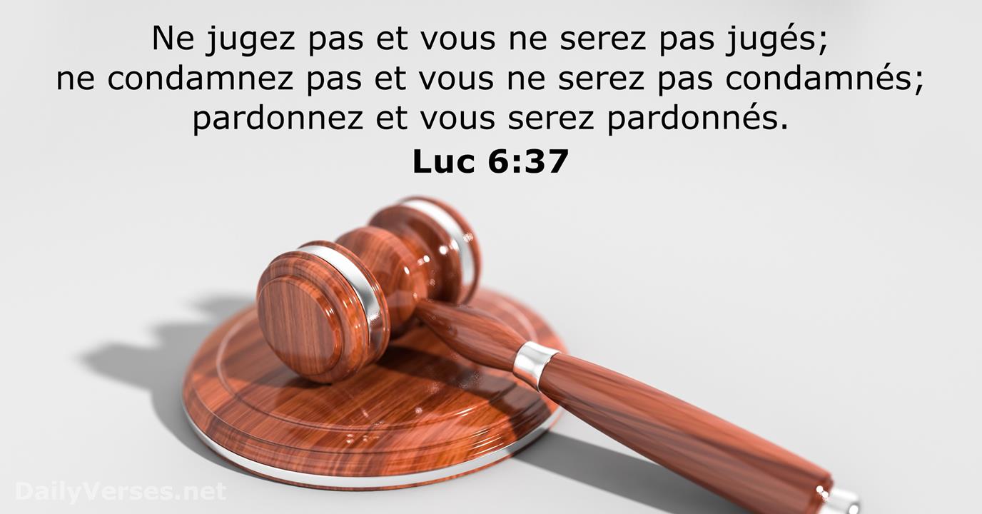 Luc 6 37 Verset De La Bible DailyVerses