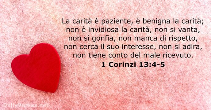 1 Corinzi 13:4-5