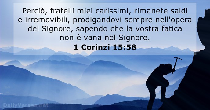 1 Corinzi 15:58