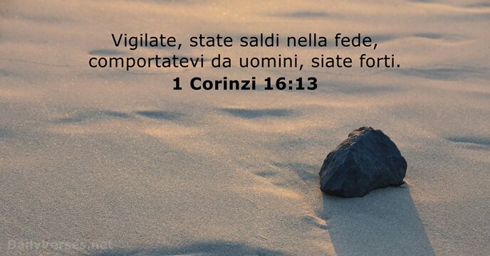 1 Corinzi 16:13