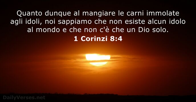 1 Corinzi 8:4