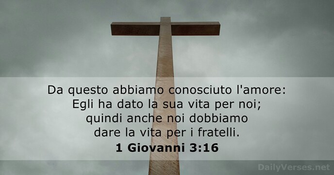 1 Giovanni 3:16